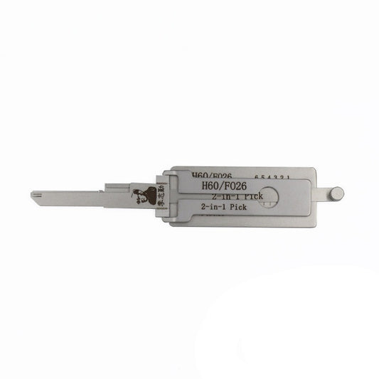 Original Lishi 2-in-1 Pick Decoder Tool FO26/H60-AG For Door Lock 1-6 Only Anti Glare Type