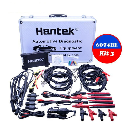 (Package III) Hantek 6074BE USB Automotive Diagnostic Oscilloscope 70MHz 4 Channel over 80 types of measurement function