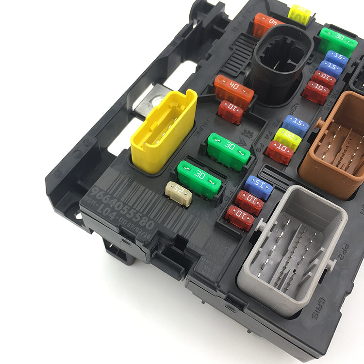 New Genuine Fuse Box Unit Assembly BSM L04=L11 6500FH 9664055780 9664055580 for Peugeot 207 307 Citroen C4 C5 Triumph