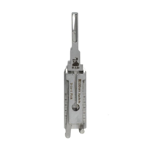 ORIGINAL LISHI HU100 GM (10 CUTS) 2-IN-1 PICK - IGNITION / DOOR / TRUNK