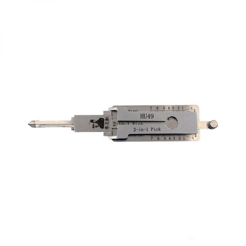 Original Lishi Audi / VW HU49 7-Cut 2-in-1 Pick/Decoder