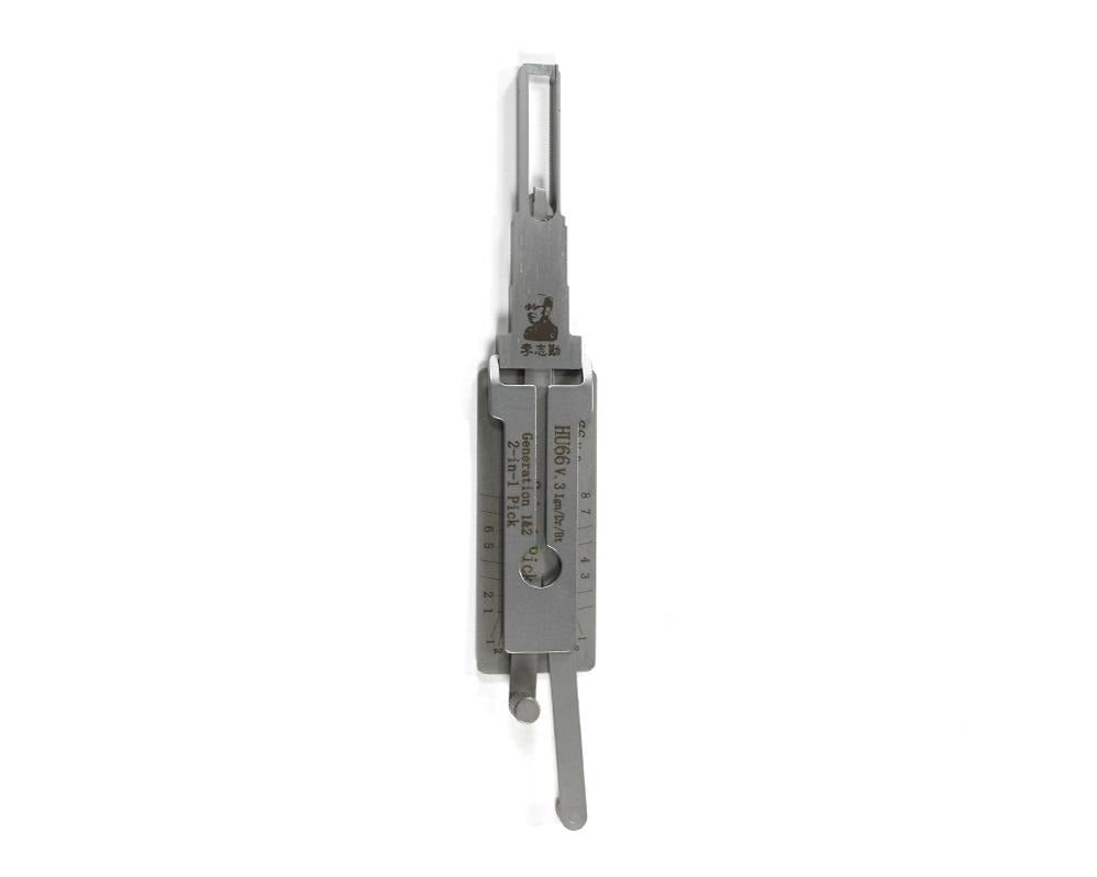 Original Lishi Hu66 VAG Twin Lifter Audi Volkswagen 2-in-1 Pick - Ignition / Door / Trunk