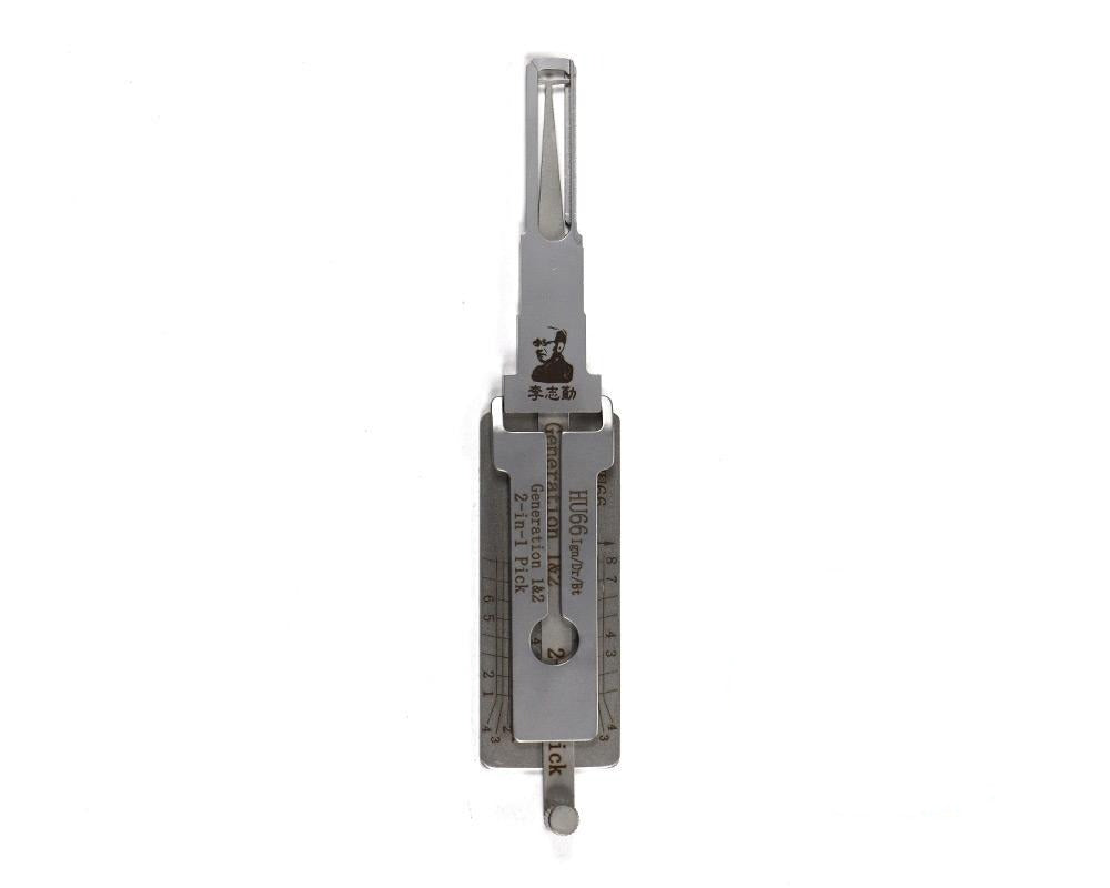 Original Lishi Hu66 Vag Single Lifter For Audi Volkswagen 2-in-1 Pick - Ignition / Door / Trunk