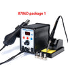 YIHUA 8786D Digital Soldering iron Hot Air Solder Rework Station Electronic Repair BGA Hot Gun Soldering Station