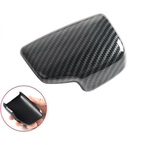 Carbon Fiber Gear Shift Knob Cap Covers For Audi A4 B9 A5 Q5 Q7 S5 2017-2020